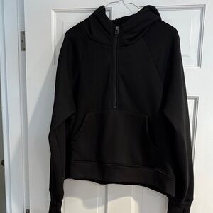 RBX Black Half-Zip Pullover with Front Pocket. XL